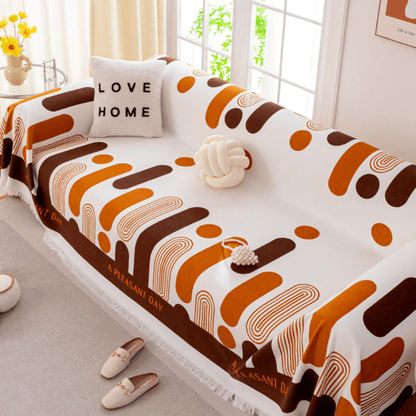 Elegance Chenille Sofa Cover :[EM-SC-05]