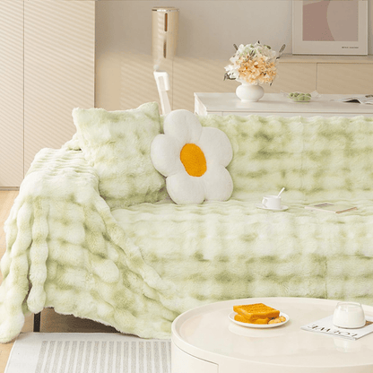 Elegance Chenille Sofa Cover :[EM-SC-23] (Green)