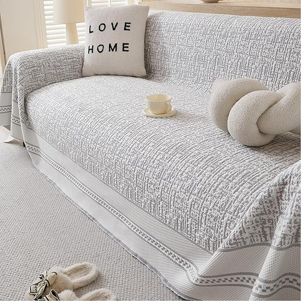 Luxury Chenille Sofa Cover : [EM-SC-34]
