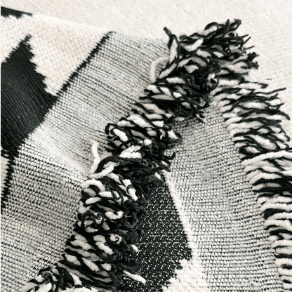 Leopard Print Black & White Elegance Chenille Sofa Cover