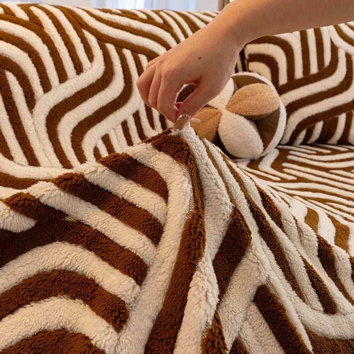 Elegance Chenille Sofa Cover : [EM-SC-39]