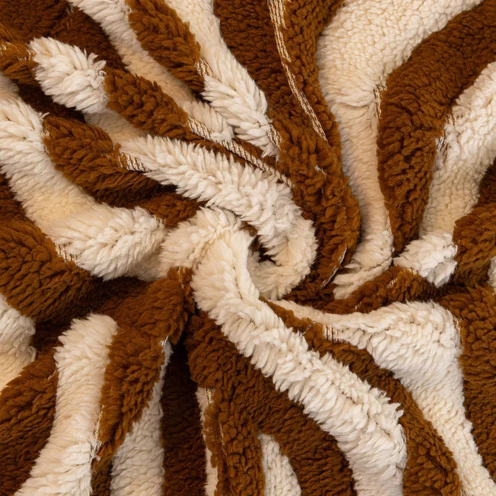 Brown Elegance Chenille Sofa Cover : [EM-SC-39]