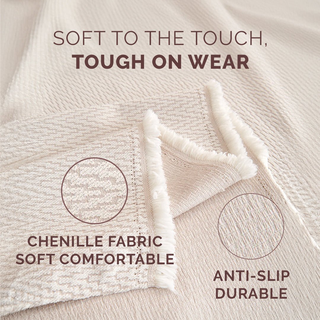 Elegance Chenille Sofa Cover :[EM-SC-05]