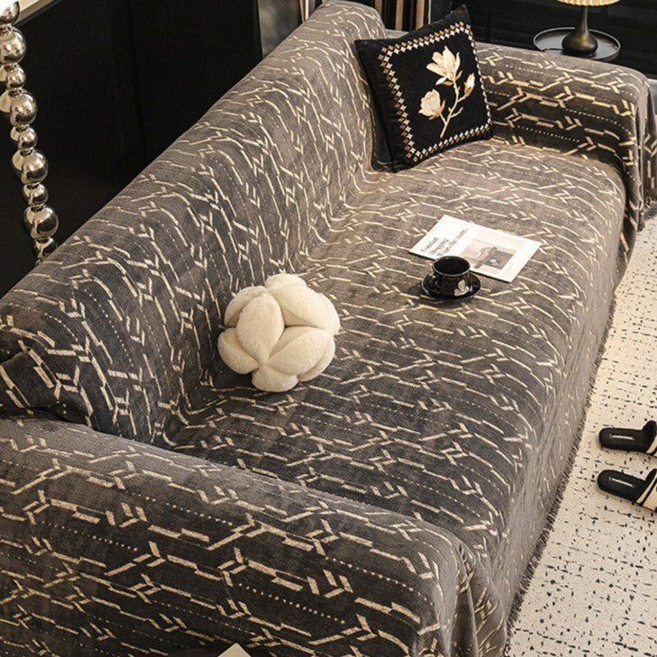 Elegance Chenille Sofa Cover : [EM-SC-46]