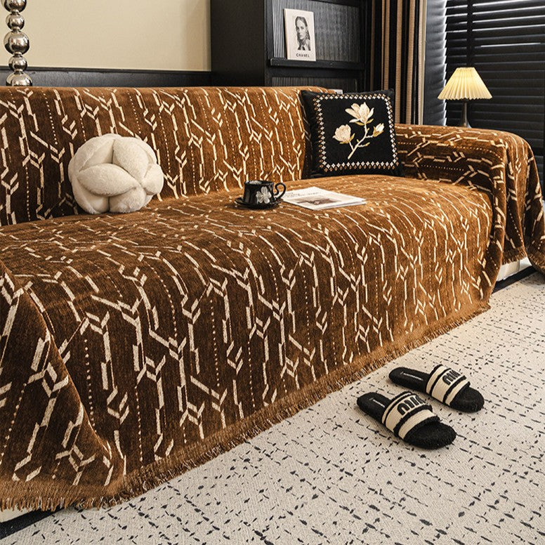 Elegance Chenille Sofa Cover : [EM-SC-46]