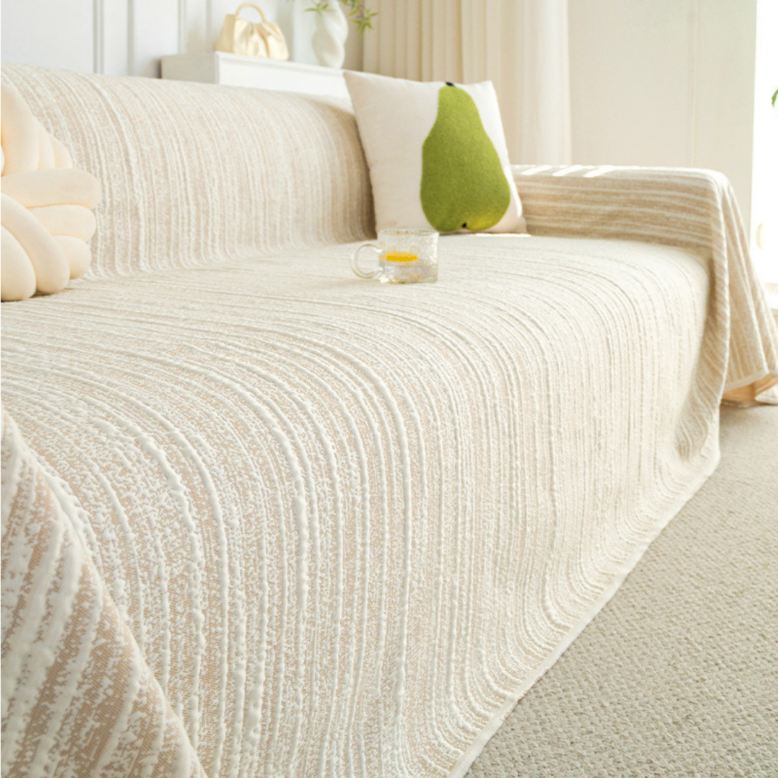 Elegance Chenille Coffee Sofa Cover : [EM-SC-40]