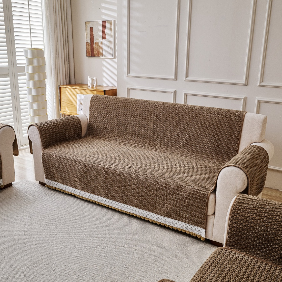Premium Chenille Non-Slip Sofa Cover(EM-SCN003)