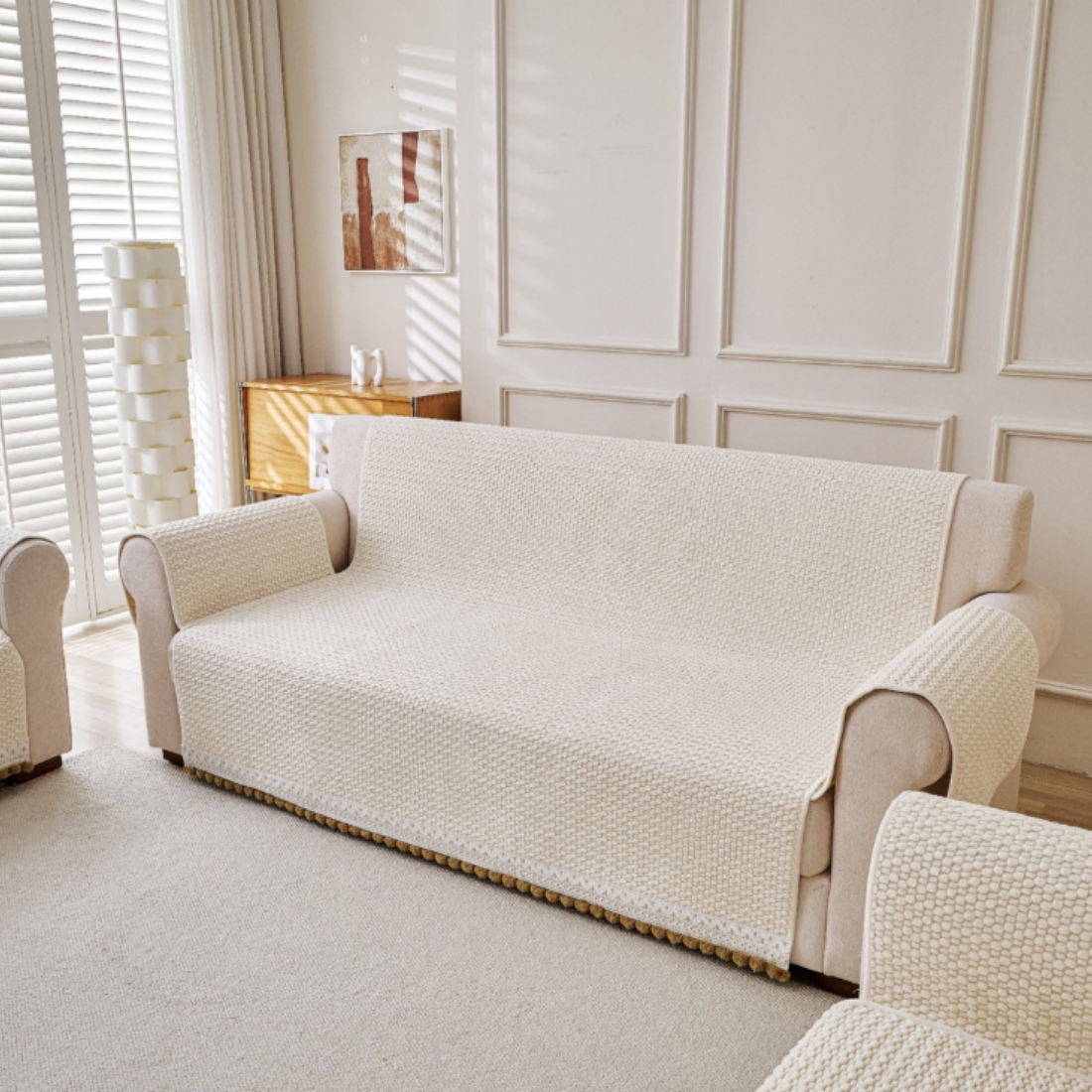 Premium Chenille Non-Slip Sofa Cover(EM-SCN003)