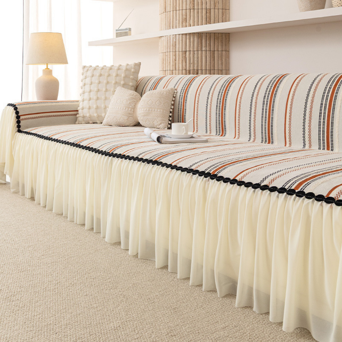 Elegance Chenille Sofa Cover : [EM-SC-42]