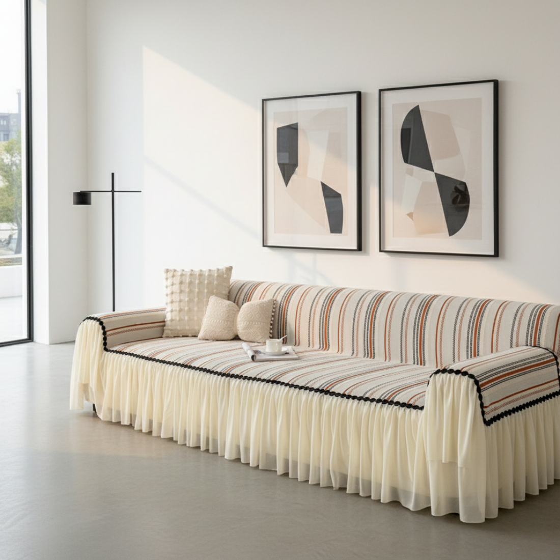 Elegance Chenille Sofa Cover : [EM-SC-42]