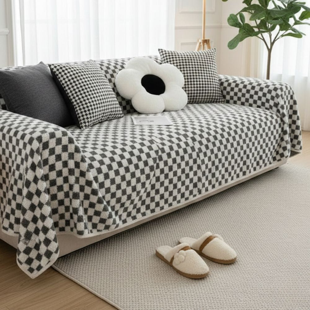 Elegance Cotton Wool Sofa Cover : [EM-SC-45]